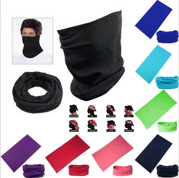Wholesale Outdoor Multi-function High Elastic Magic Turban The New Cotton Full Polyester Polyester Printed Headscarf Square Towel