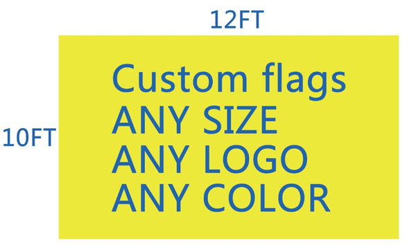 DHL frshpping Football team/club flag custom make 10x12 FT Digital Print 100D polyester pongee custom flag