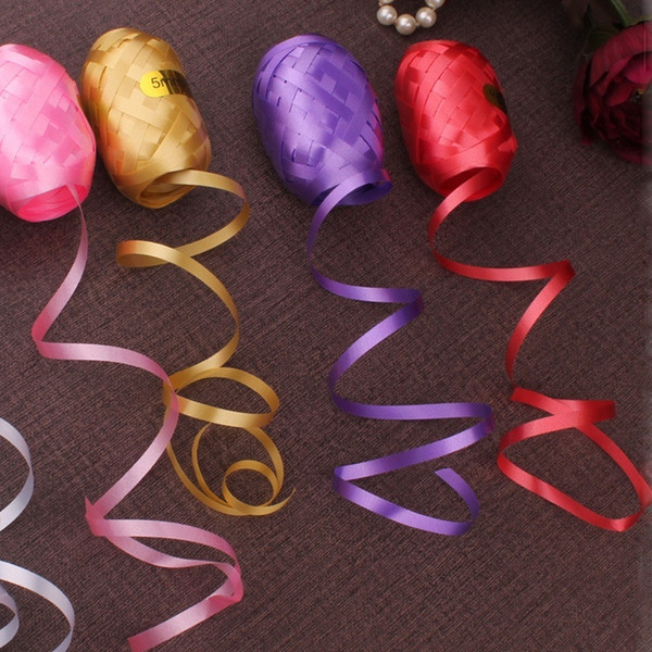 Hot 6pcs/lot Foil Balloon Ribbon Rope Strap 5mm * 10m Party Decor Birthday Decoration Balloon Rope