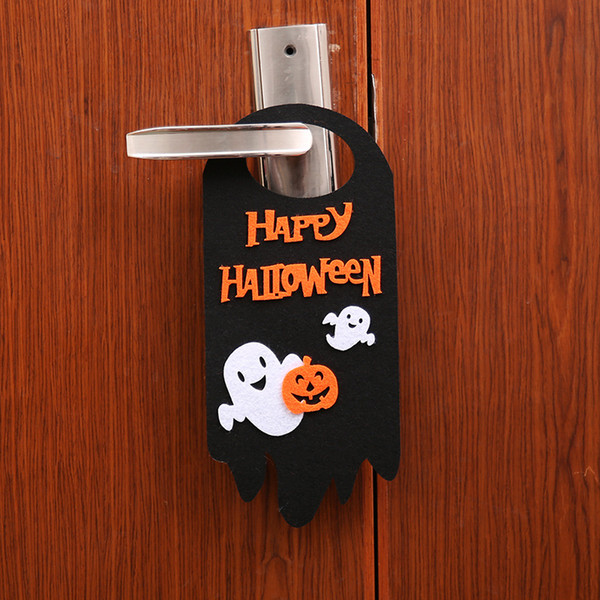 Hallowmas 26*12cm Door Hanging Banners DIY Halloween Decoration Tag Door Window Skull Festival Party Banners Decor hotel mall ghost festival