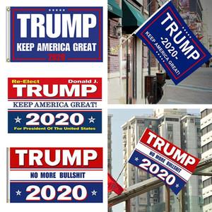 5 Colors Decor Banner Trump Flag Hanging 90*150cm Trump Keep America Great Banners 3x5ft Digital Print Donald Trump 2020 Flag