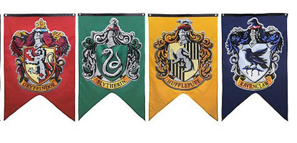 Halloween Decoration Harry Potter Banners Flag Gryffindor Flag Hogwarts College party Flag 75x125cm house Banner Flags 15pcs