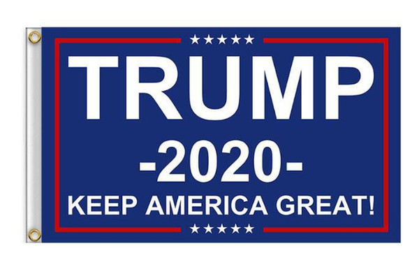 90*150cm Trump 2020 Flag Donald Flags Keep America Great Again Polyester Decor Banner For President USA