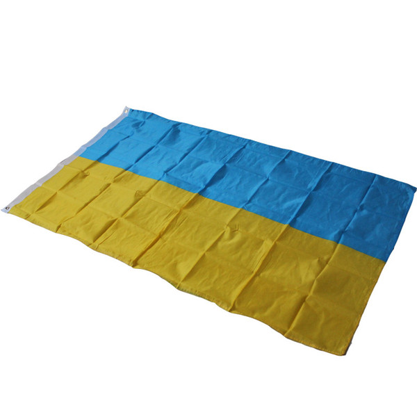 90 x 150cm Ukraine Flag Large Banner - 3FT X 5FT Hanging Ukraine National Flags Activity Festival Home Outdood Yard Decor