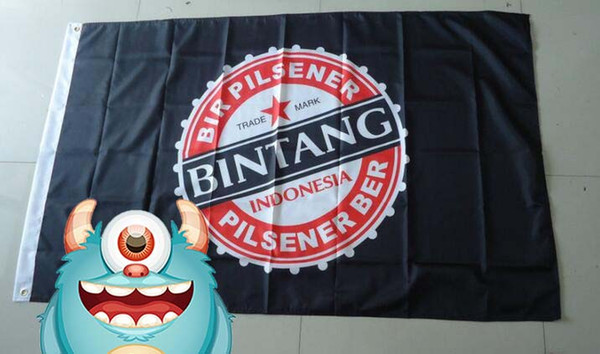 bir pilsener flag , magic happensbanner, 90X150CM size,100% polyster,bintang 100% polyester 90*150cm,Digital Printing