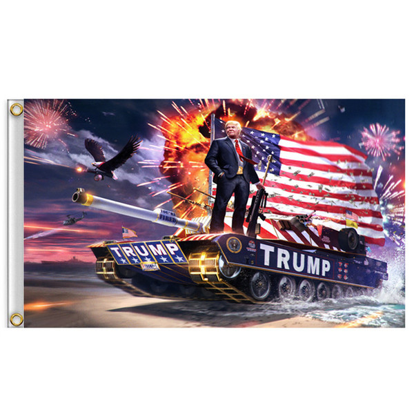 2020 Flag For Printed Donald Flag Keep America Great Donald For President USA