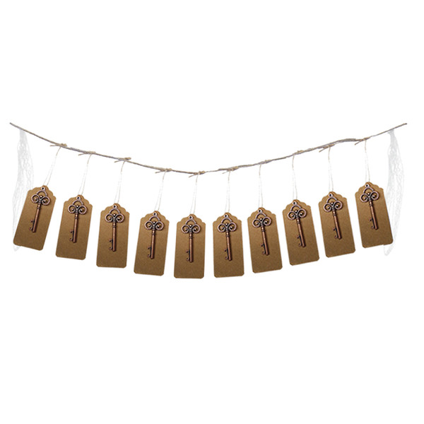 1.2M Wedding Favor Key Chain Bunting Banners Vintage Bottle Openers Beer Bottle Opener Garlands