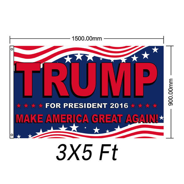 Trump 2020 Flag Print Keep America Great Banner Decor for President USA American Election No More Bullshirt Donald Flag 90x150cm CNY2127