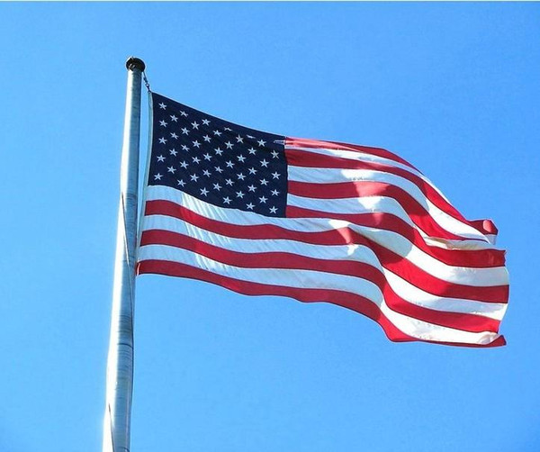 USA Flags American Flag USA Garden Office Banner Flags 3x5 FT Bannner Quality Stars Stripes Polyester Sturdy Flag 150*90 CM DHL G56TR