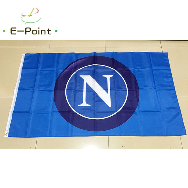 Italy Napoli FC Type B 3*5ft (90cm*150cm) Polyester Serie A flag Banner decoration flying home & garden flag Festive gifts