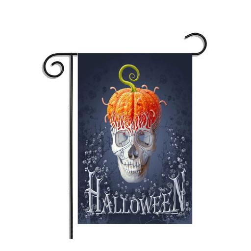 Party Supplies Halloween Flags Banner Polyester Decoration Masquerade Hanging Prop Party Home Flag Supplies Ornament