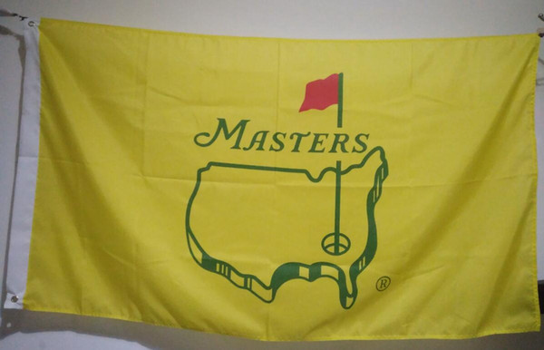 The US Masters Tournament Flag 90 x 150 cm Polyester Golf Club Fans Banner