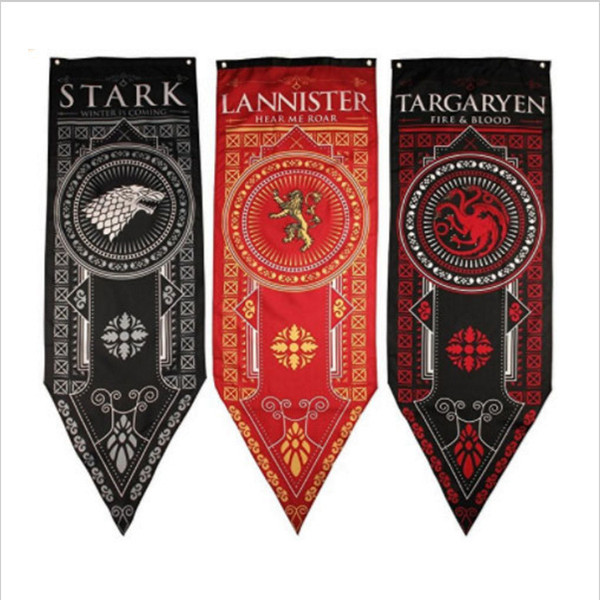 Home Decor Game Of Thrones Banner Flag STARK & TARGARYEN & LANNISTER Flag Party Supplies Tournament Banners