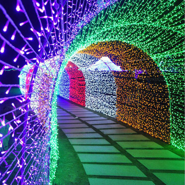 304 LED Curtain Fairy Lights Christmas Outdoor 3m*3m Icicle String Lights Wedding Garden Party Home Curtain Decoration String Lights