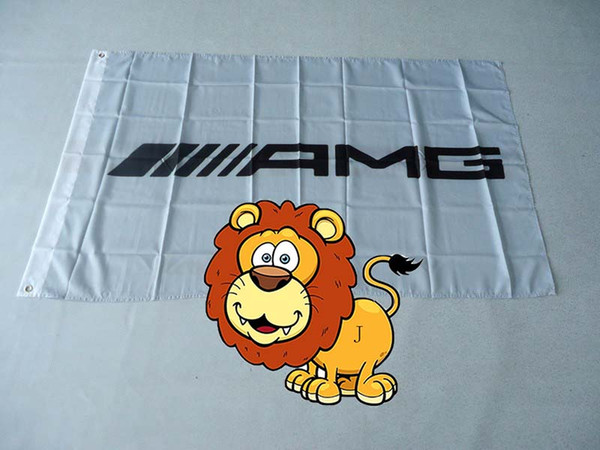 II AMG flag ,90*150CM 100% polyester II AMG banner 100% polyester 90*150cm