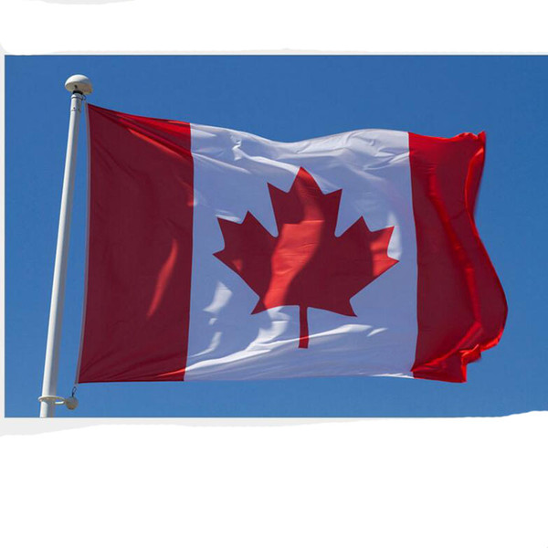 90cmx150cm Canada National Flags 3*5 Feet Large Canadian Flags Polyester Canada Maple Leaf Banner Outdoor Flags