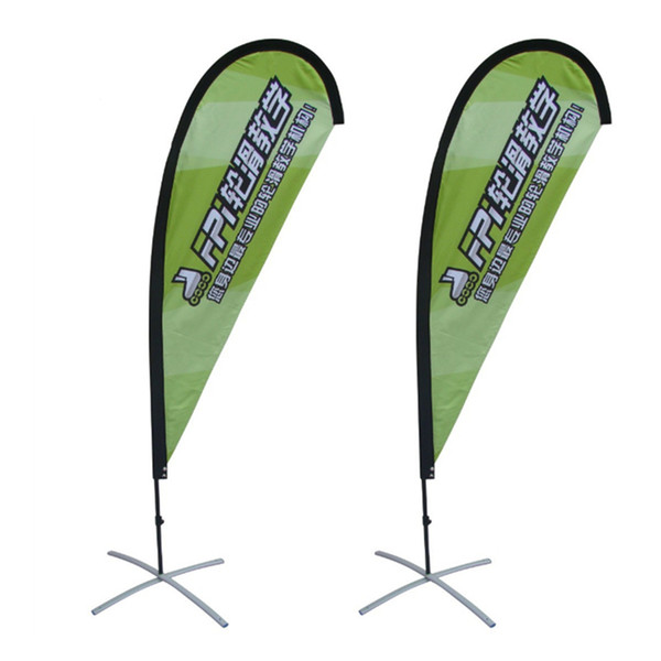 3.5m Durable Beach Flag Flying Banner Display with Single or Double Printing Fabric Banner Portable Carry Bag