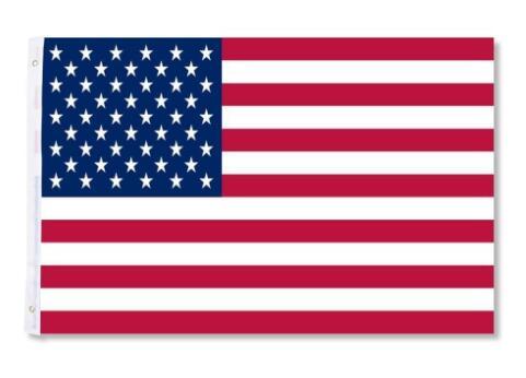 ACI-524 10 PCS 21*14cm American Flag USA U.S. NEW Seven Stripes &embroidered stars Nylon Flag Banners Independent American Festival Flag