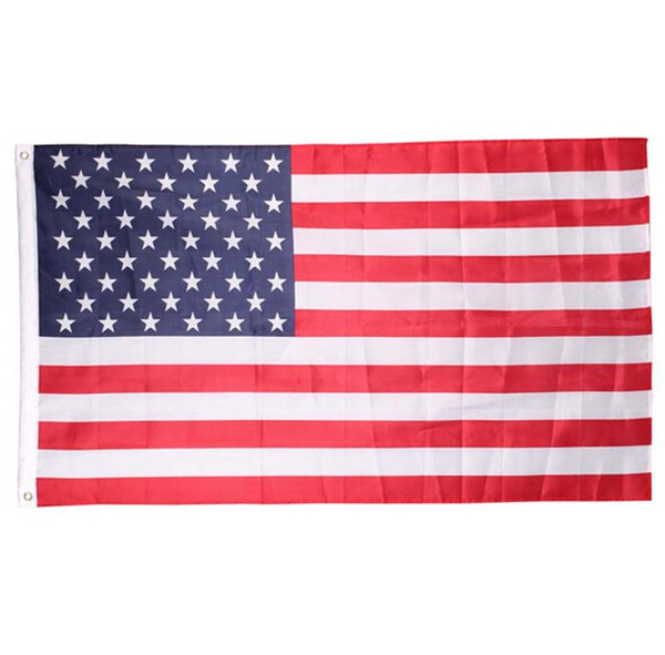 DHL free blue line 90x150 cm, American Flag 3 by 5 feet, thin red line, American flag