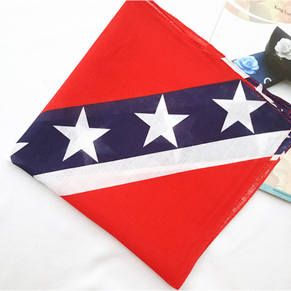 90*150cm Confederate Rebel Flag bandannas do-rags Civil War Flag Bandana Headband For Adult Bandanas National Polyester Cotton