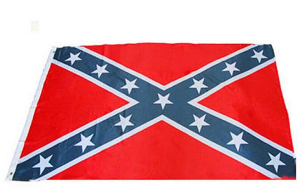 Two Sides Printed Flag Confederate Rebel Civil War Flag National Polyester Flag 5 X 3FT 50pcs free shipping