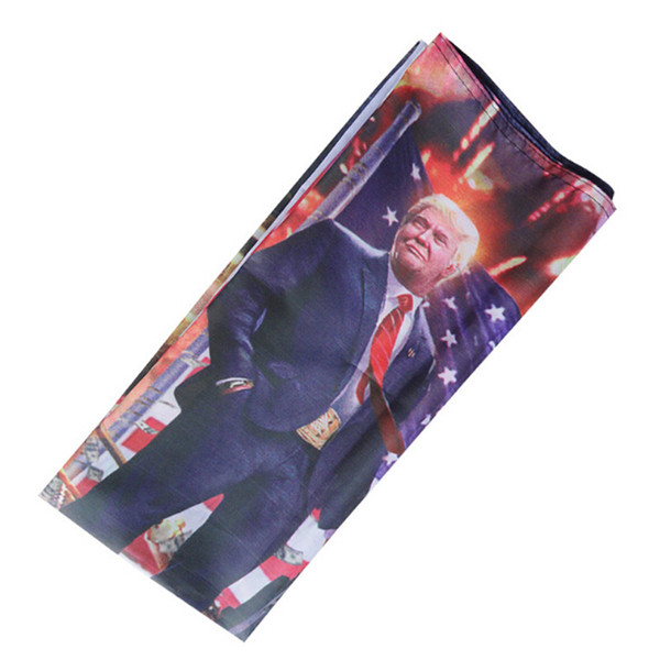 Hanging 90*150cm Digital Print Donald Trump On The Tank Flag Printing Trump Hanging 3x5ft Large Decor Flag Trump Tank Banners DH1033