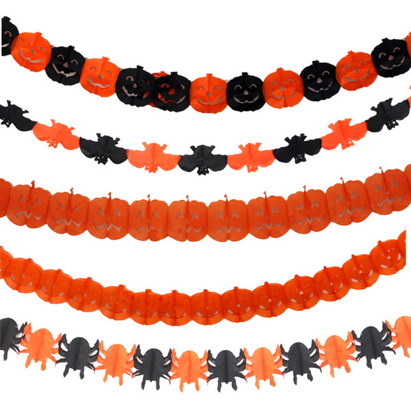 Popular Halloween Decorations Paper Garland Hot Decoration For Halloween Props Halloween Garland Decorations Props Party Decorations