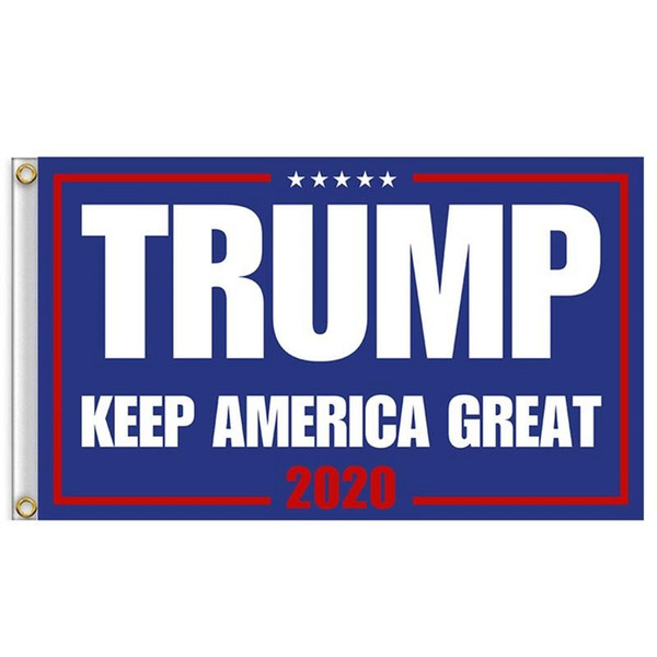 Donald trump 2020 flag is printed to celebrate the decoration of the great American President trump metal gasket 90*150cm 3*5ft 500pcs
