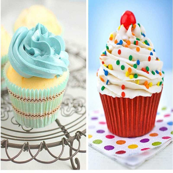Hot Selling Mix Colorful Paper Cake Cupcake Liner Baking Muffin Box Cup Case Party Tray Cake Mold Decorating Tools