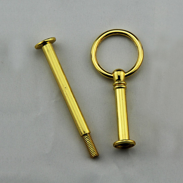 gold/silver 2 tiers Mini round style design of cake stand rods/cake stand fittings with metal 300 sets/ bag.