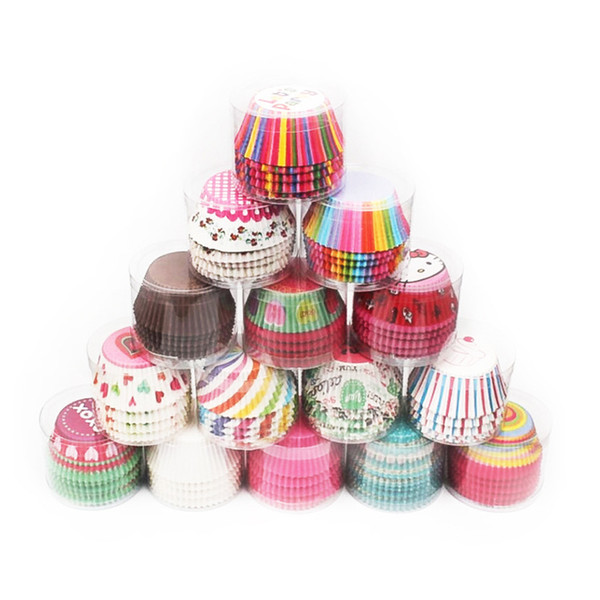 Paper Cake Cup Baking Food Grade Priting Baking Cups Cupcake Liners Muffin Cases Paper Cake Cup Wedding Party Birthday