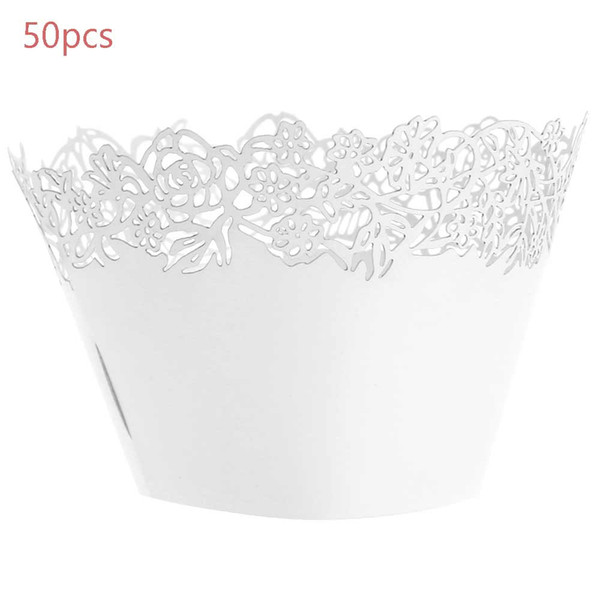 50pcs Muffin Case Cupcake Paper Cup Cake Wrapper Birthday Wedding Decor