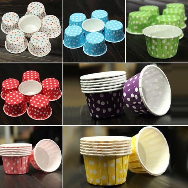 100pcs Cake Cupcake Liner Case Wrapper Muffin Greaseproof Dessert Baking Cup