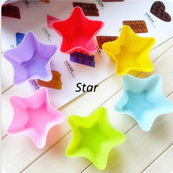 Silicone Baking Cups Molds silicone Cupcake mold soap cup chocolate Baking Mold kitchen tool