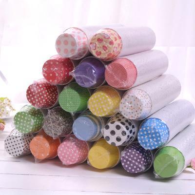 New Fashion Environment Colorful Stripe Dot Paper Cake Cups 50*39mm Baking Cup Liners Mould Cake Decoration Cupcake 100PCS/Lot 10lot