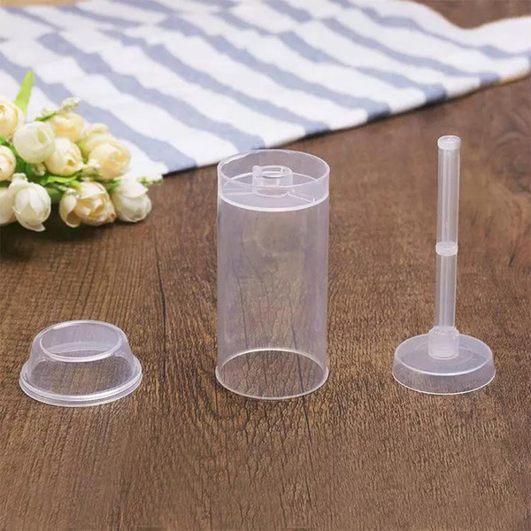 free shipping HOt 50PCS Hot new Sale Plastic Food grade Push Up Pop Containers push Cake Pop cake container for Party Decorations