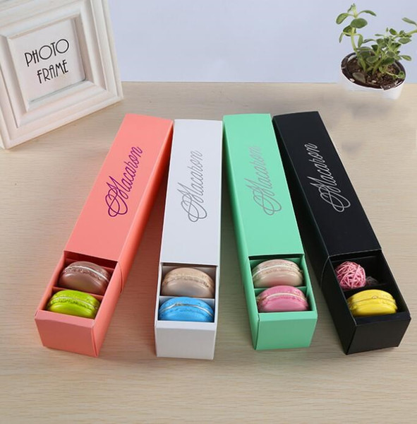 Macaron Box Cake Boxes Home Supplies Paper Chocolate Boxes Biscuit Muffin Box Bakeware Packaging Gift Box 20.5*5.4*5.3cm