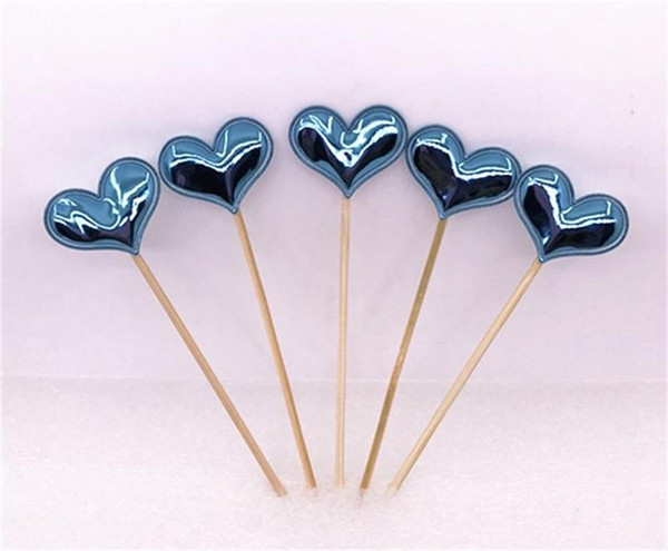 Cake Flags Plugged Love Five Pointed Star Crown Cupcake Birthday Decoration Parts Party Suopplies Practial Color 1 1lj cc