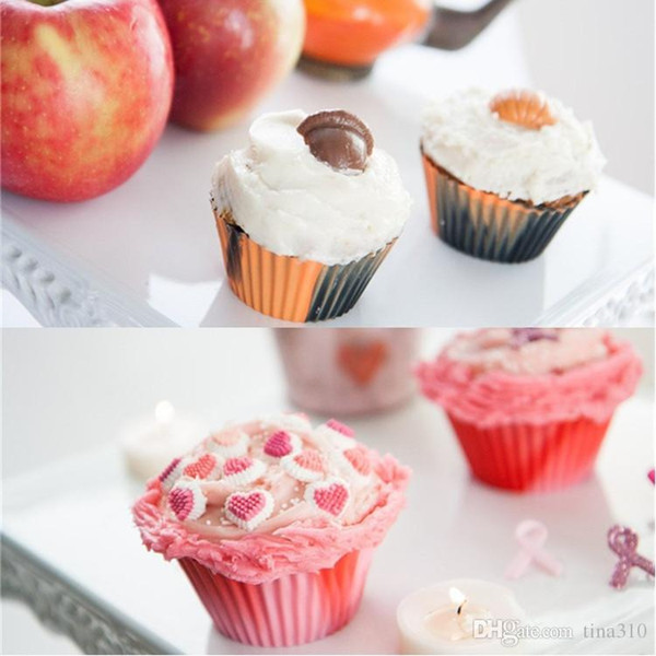 Silicone Cupcake Liners Camouflage Colorful Muffin Cups Round Shaped Cake Baking Molds Jelly Mold IB564