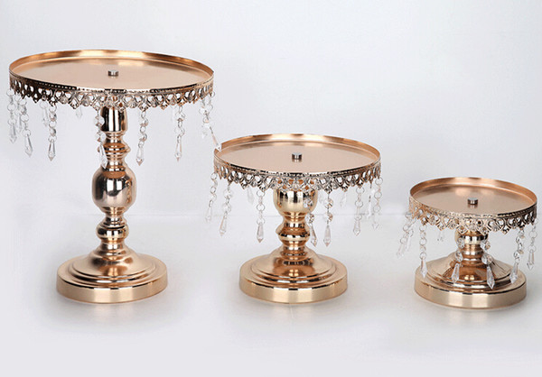 cake stand set 3 pieces wedding cake tools cupcake display tray for party event dessert candy plate decoration bakeware