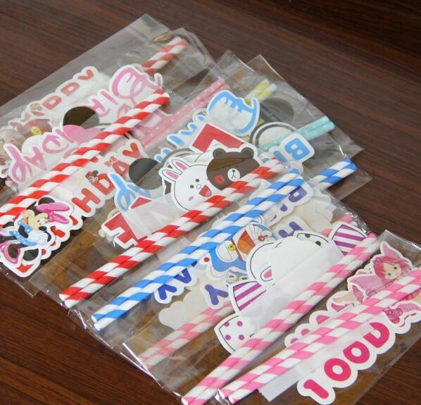Cute Unicorn Cake Topper Set Kid Baby Shower Birthday Party Cupcake Flags Decor Pink Unicorn Party Cupcake Decoration