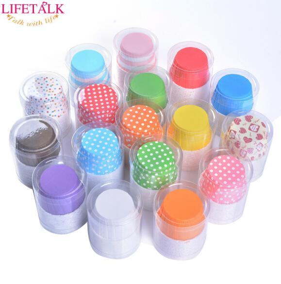 2000pcs /100set 20pcs /set Creative Fashion Cooking Cake Mould Curling Muffin Cup High Temperature Baking Cup Rolling Laminating Cup