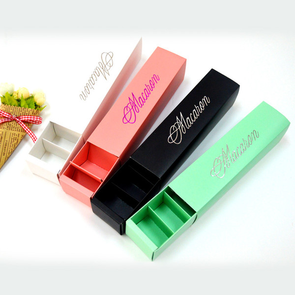 6 Colors Macaron packaging wedding candy favors gift Laser Paper boxes 6 grids Chocolates Box/cookie box lin3832