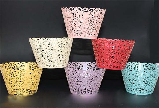 Cloud Hollow Out Cake Paper Wrap Cupcake Wrapper Wedding Decor Birthday Christmas Cupcake Decoration Wholesales lace