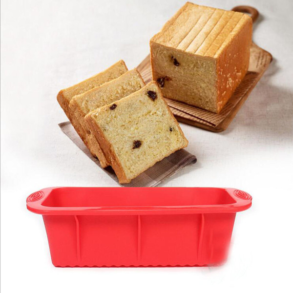 Non-Stick Square Silicone Mold Cake Pan Baking Tools For Cakes Heat Resistant Bread Toast Mold Dandys
