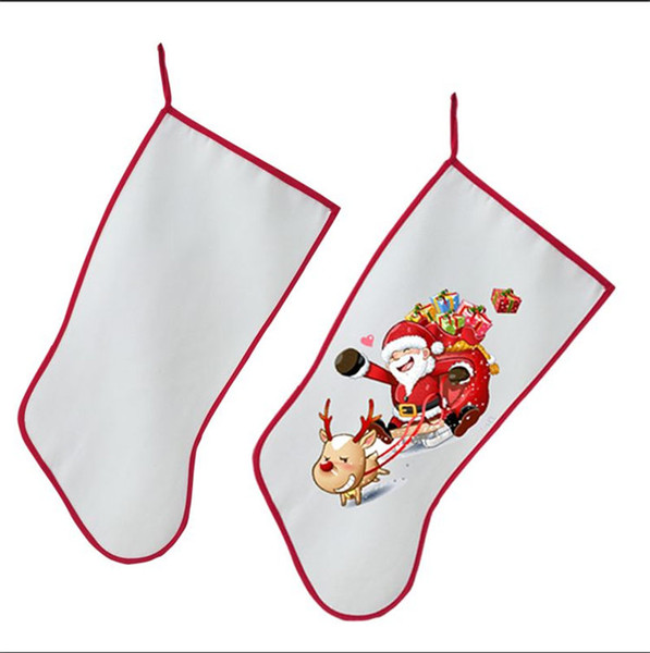 sublimation christmas stocking christmas decoration Socks personalized blank diy custom consumables supplies hot transfer material