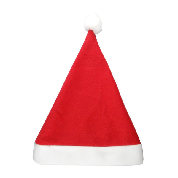 1000Pcs Christmas Hat Caps Non -Woven Fabric Hat Xmas Santa Claus Father Cotton Cap Christmas Gift Hats For Adult Kid Za 1157
