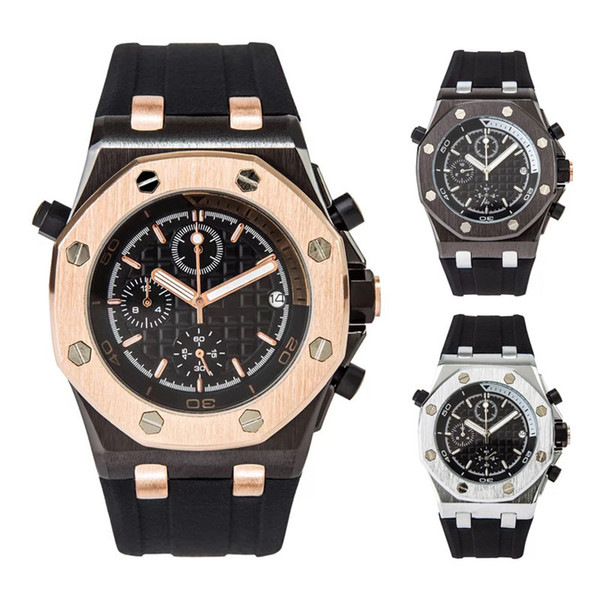 2019 Luxury APPA Mens Watches Casual Sports Wristwatch Full Function all the small pointers work With Gift Box