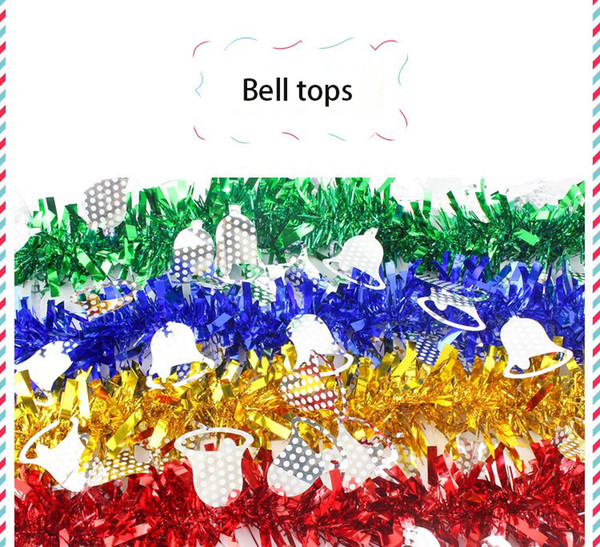 Christmas decorations present DIY Party Christmas tree decoration colorful Ribbon Pull flowers ornament high quality Party Supplie wholesale