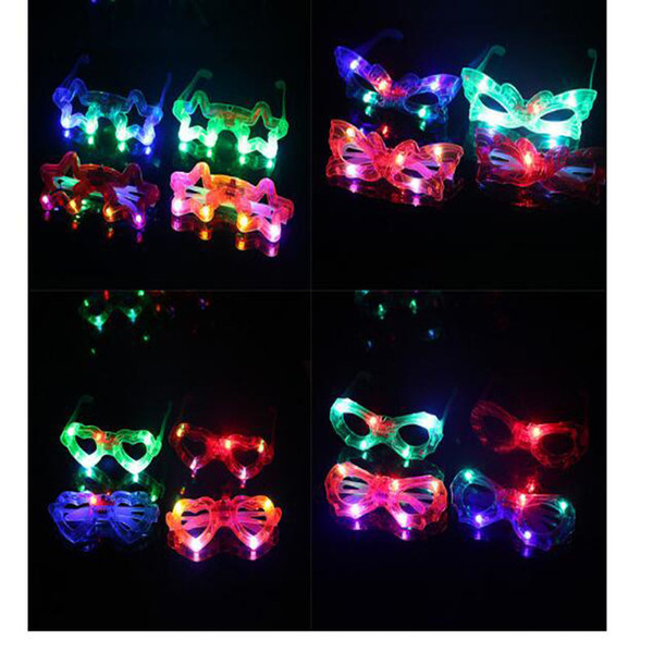 Spiderman Led Glowing Glasses For Kids Fashion Christmas Decorations Party Birthday Performance Makeup Baby Bright Sunglasses